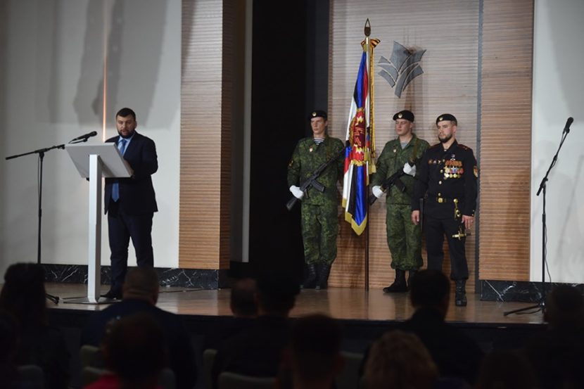 Денис Пушилин поздравил бойцов легендарного батальона «Спарта» с юбилеем подразделения