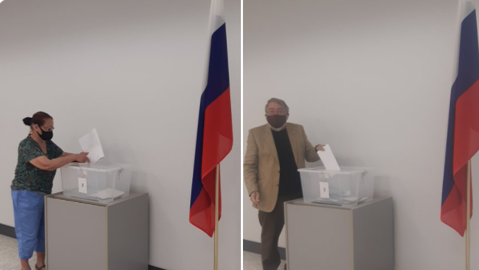 В канадском Виндзоре россияне проголосовали на Выборах — 2021