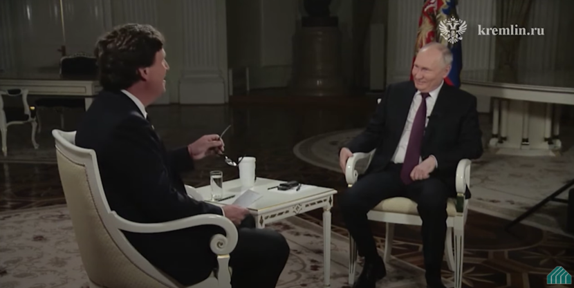 «Никому русские души невозможно разделить! Никому»: Путин в интервью Карлсону